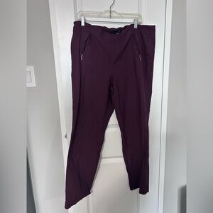 Michel Studio Deep Purple Plum Dress Pants 22R